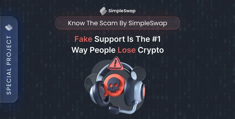 Impersonated support — SimpleSwap Know Scam cover